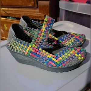 St. John's Bay slip on wedges size 8